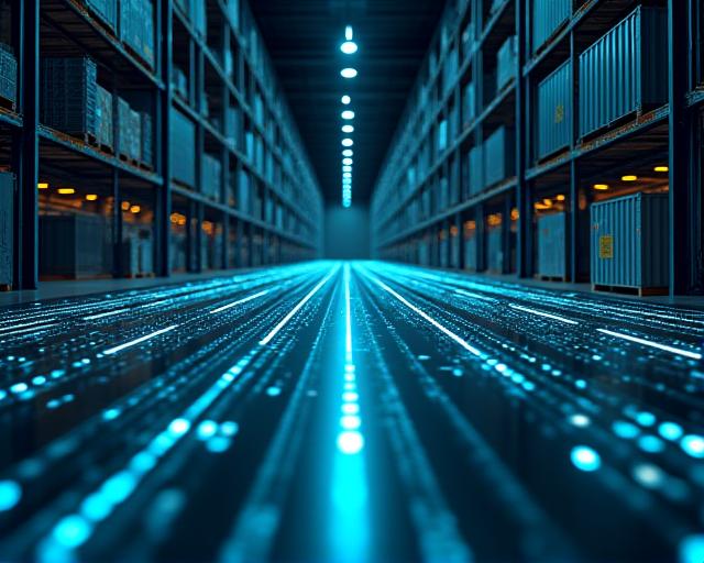 Secure digital logistics concept